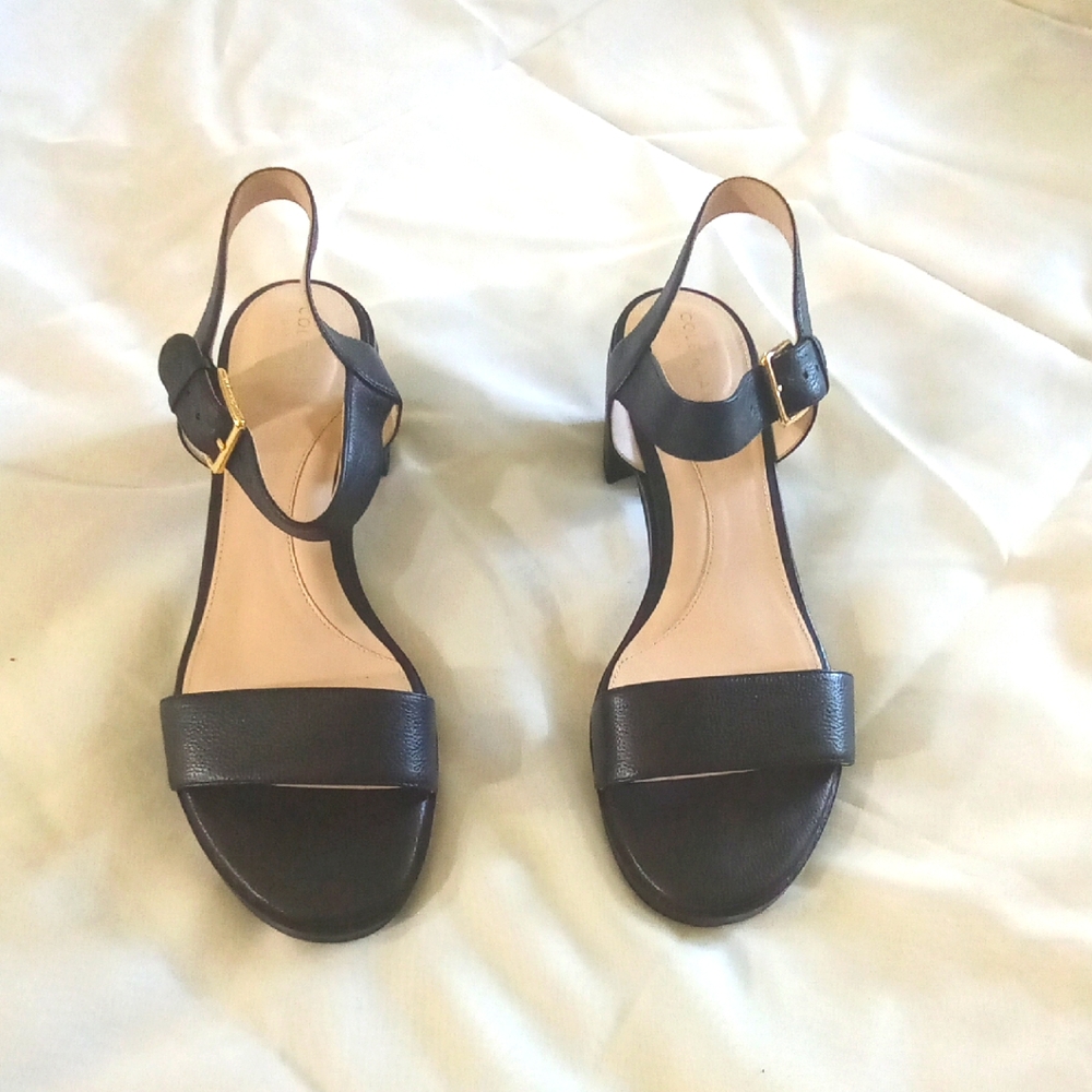 Cole Haan Black Leather Sandals (Excellent Condition ‼️)